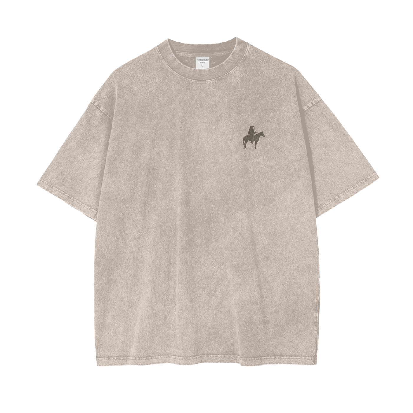 Midnight Outlaw Distressed Boxy Tee