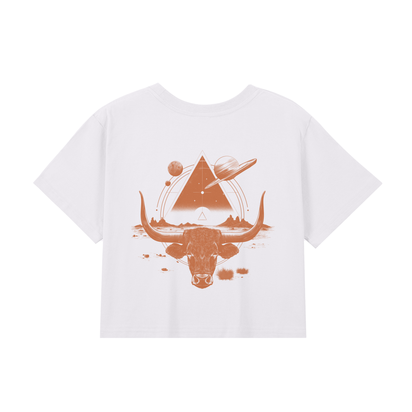 Universe of Texas Relaxed Crop Top